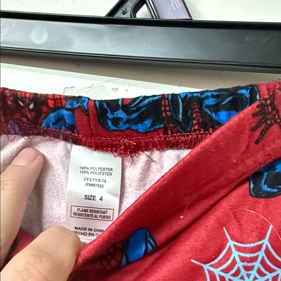 Spider-Man Kids Pajama Pants - Red - Picture 2 of 2